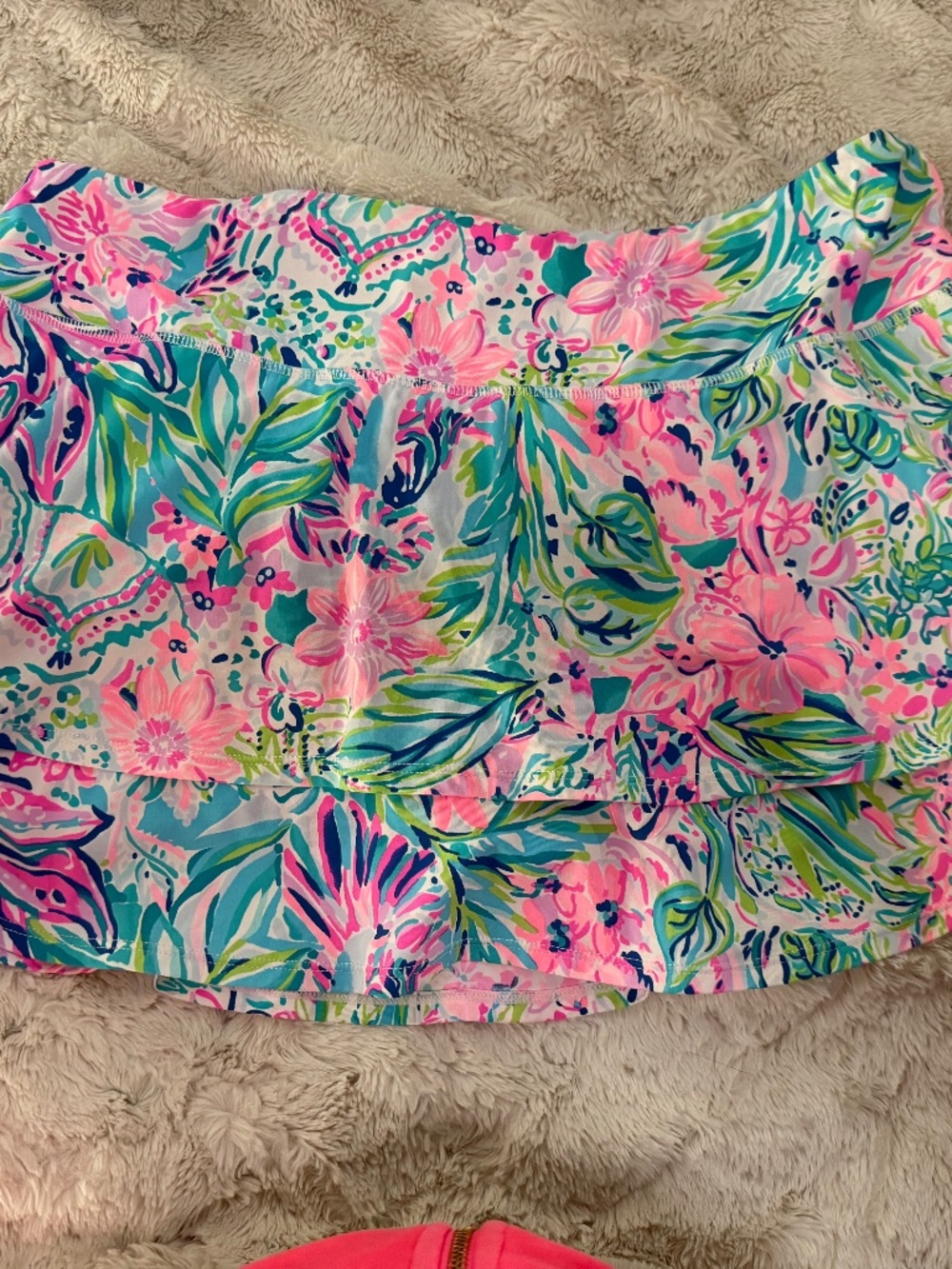 Lilly Pulitzer Tiered Luxletic Skort XL